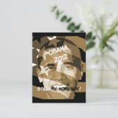 Obama 2012 briefkaart (Staand voorkant)