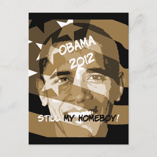 Obama 2012 briefkaart (Voorkant)