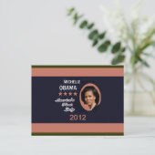 OBAMA 2012 BRIEFKAART (Staand voorkant)