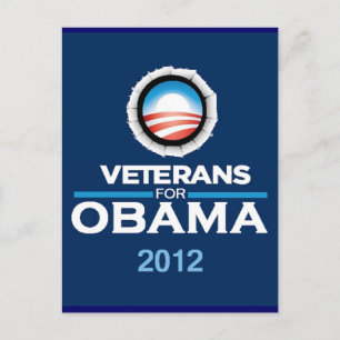 Obama 2012 Briefkaart