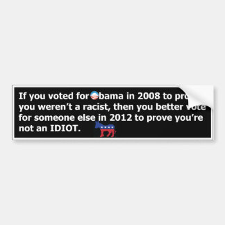 Obama 2012 bumpersticker
