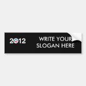 OBAMA 2012 BUMPERSTICKER (Voorkant)