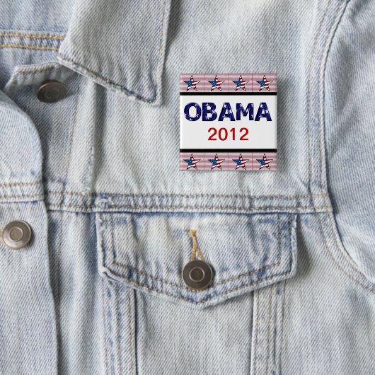 OBAMA 2012 CAMPAIGN BUTTON (In situ)