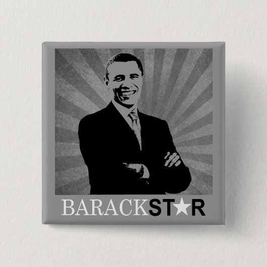 Obama 2012 Campaign Button - Barack Star (Voorkant)