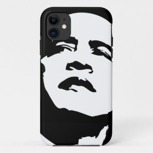 Obama 2012 iPhone 5 Hoesje zwart-wit