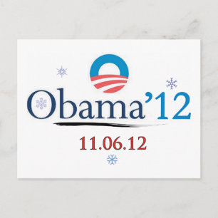 Obama 2012 Kerst Briefkaart