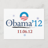Obama 2012 Kerst Briefkaart (Voorkant)