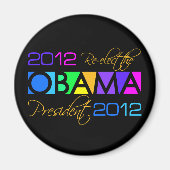 OBAMA 2012 magneet (Voorkant)
