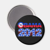 OBAMA 2012 magneet (Voorkant / Achterkant)