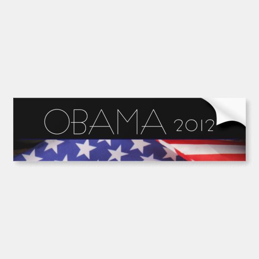 OBAMA 2012 Mod-Bumpersticker Bumpersticker (Voorkant)