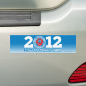 Obama 2012 (parodie) toont de Maya's goed! Bumpersticker (Op auto)