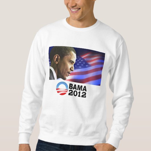 Obama 2012 (patriottisch) trui (Voorkant)