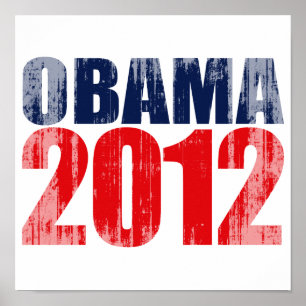 OBAMA 2012 .png Poster