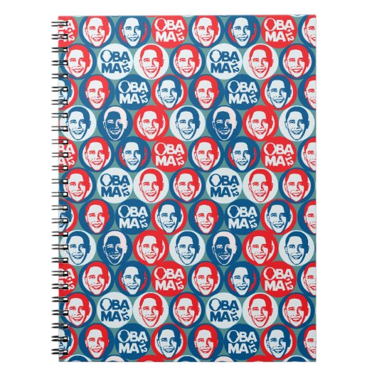 Obama 2012 Pop Art notebook Notitieboek (Voorkant)