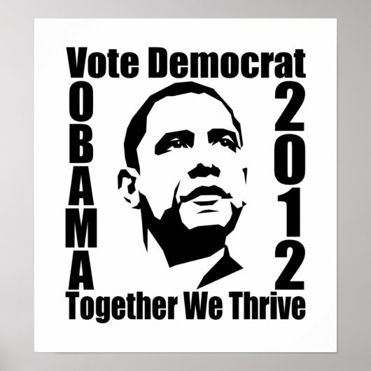 OBAMA 2012-poster Poster (Voorkant)
