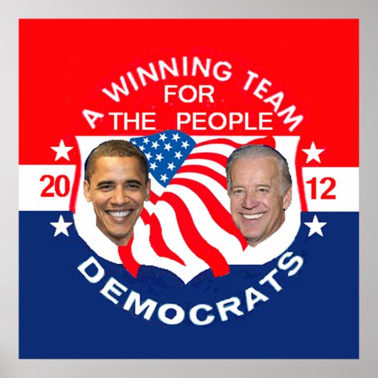 Obama 2012 POSTER print (Voorkant)