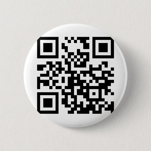 Obama 2012 QR CODE Ronde Button 5,7 Cm (Voorkant)