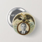 Obama 2012 ronde button 5,7 cm (Voorkant /achterkant)