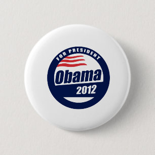 Obama 2012 ronde button 5,7 cm