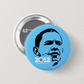Obama 2012 ronde button 5,7 cm (Voorkant /achterkant)