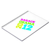 OBAMA 2012 SWAY NEON NOTITIEBOEK (Linkerzijde)
