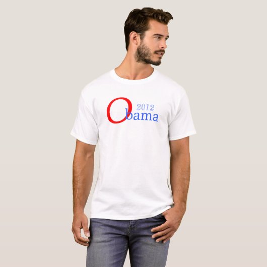Obama 2012 t-shirt (Voorkant volledig)