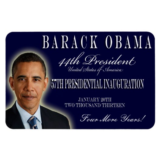 Obama 2013 Inauguration Magnet commémoratif (Horizontal)