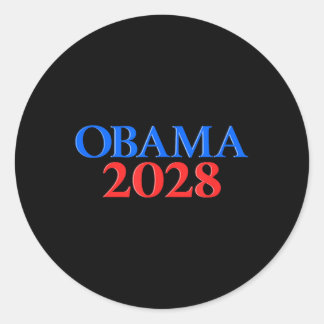 Obama 2028 _9 ronde sticker