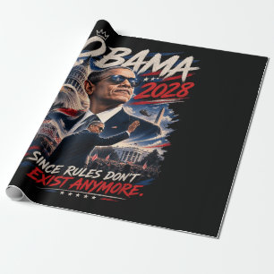Obama 2028 Aangezien Regels Niet Meer Bestaan Cadeaupapier