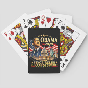 Obama 2028 Aangezien Regels Niet Meer Bestaan Pokerkaarten