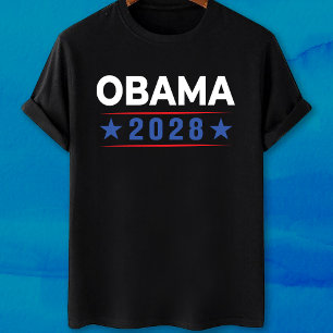 Obama 2028 Anti-Trump derde termijn T-shirt