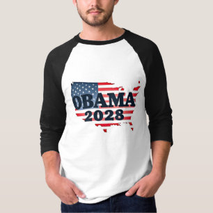 Obama 2028 - Een nieuwe dageraad voor Amerika T-shirt