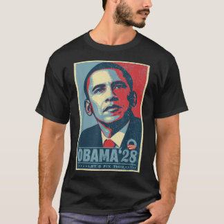 Obama 2028 gaat dit oplossen t-shirt