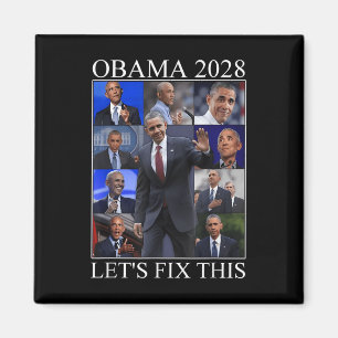 Obama 2028 grappige politieke patriottische verki Magneet