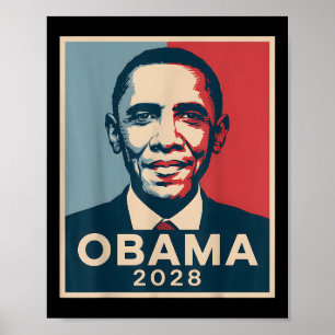 Obama 2028 grappige politieke patriottische verki Poster