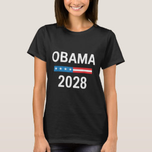  Obama 2028 grappige politieke patriottische verki T-shirt