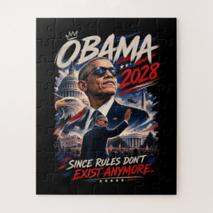Obama 2028 Omdat Regels Niet Meer Bestaan Legpuzzel
