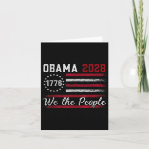 Obama 2028 Shirt Obama voor President Kaart