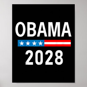 Obama 2028 Shirt stemt Obama voor President 2028 Poster