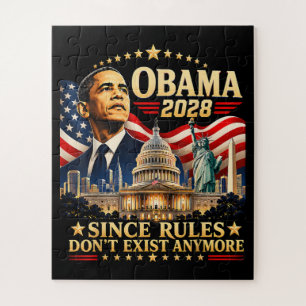 Obama 2028 Sinds Regels Niet Meer Bestaan Legpuzzel