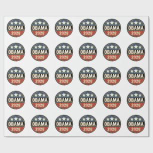 Obama 2028 Verkiezingspolitiek Cadeaupapier