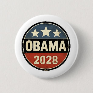 Obama 2028 Verkiezingspolitiek Ronde Button 5,7 Cm