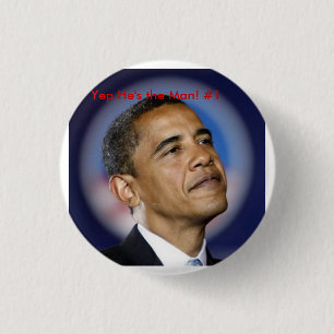 Obama%20reuters%20halo, ja, hij is het Man! #1 Ronde Button 3,2 Cm