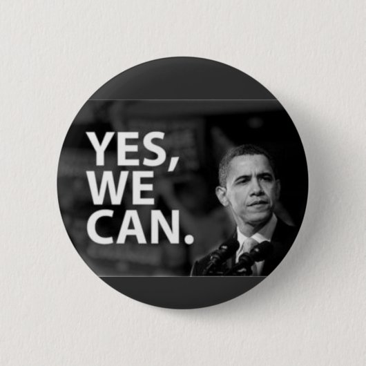 obama 3 ronde button 5,7 cm (Voorkant)