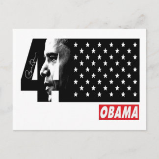 OBAMA 44th President Signature Editions Briefkaart