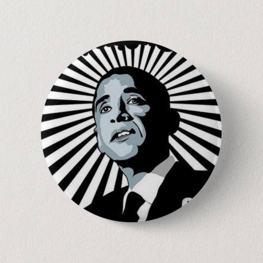 obama 5 ronde button 5,7 cm (Voorkant)