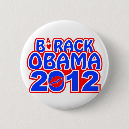 Obama Ace-knop Ronde Button 5,7 Cm (Voorkant)
