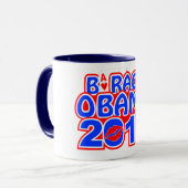 Obama Ace tasse - choisir style & couleur (Devant gauche)