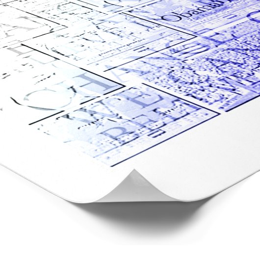 Obama American Dream Version - Gepersonaliseerd Poster (Hoek)