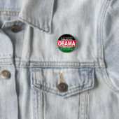 Obama — American Hope, Kenyan Pride Ronde Button 3,2 Cm (In situ)